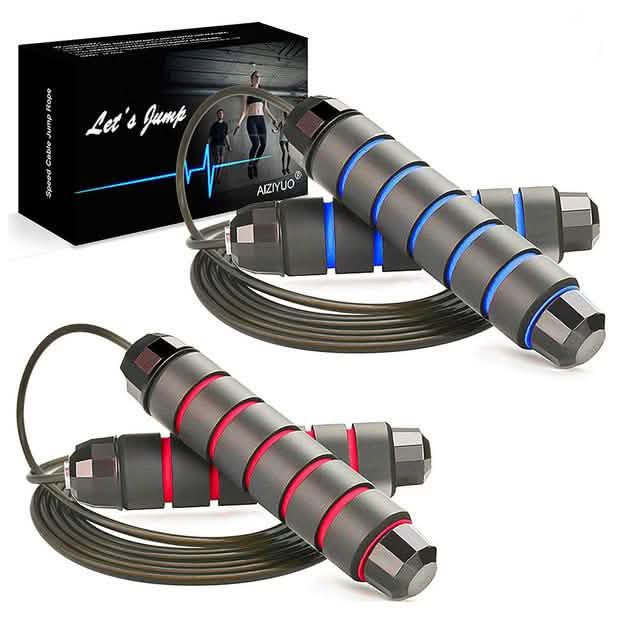 Tangle-Free Skipping Rope with Ball Bearings Fitness - DailySale