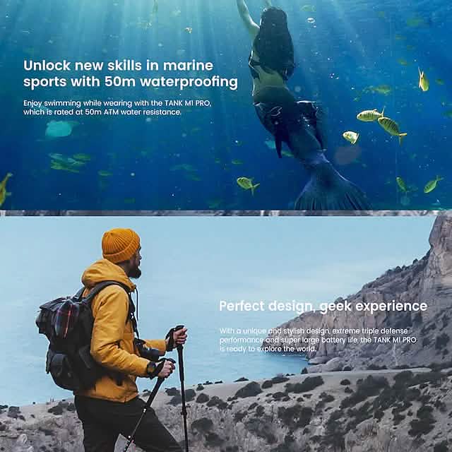 TANK M1 PRO Smart Watch 1.72 inch Smartwatch Fitness Watch Smart Watches - DailySale