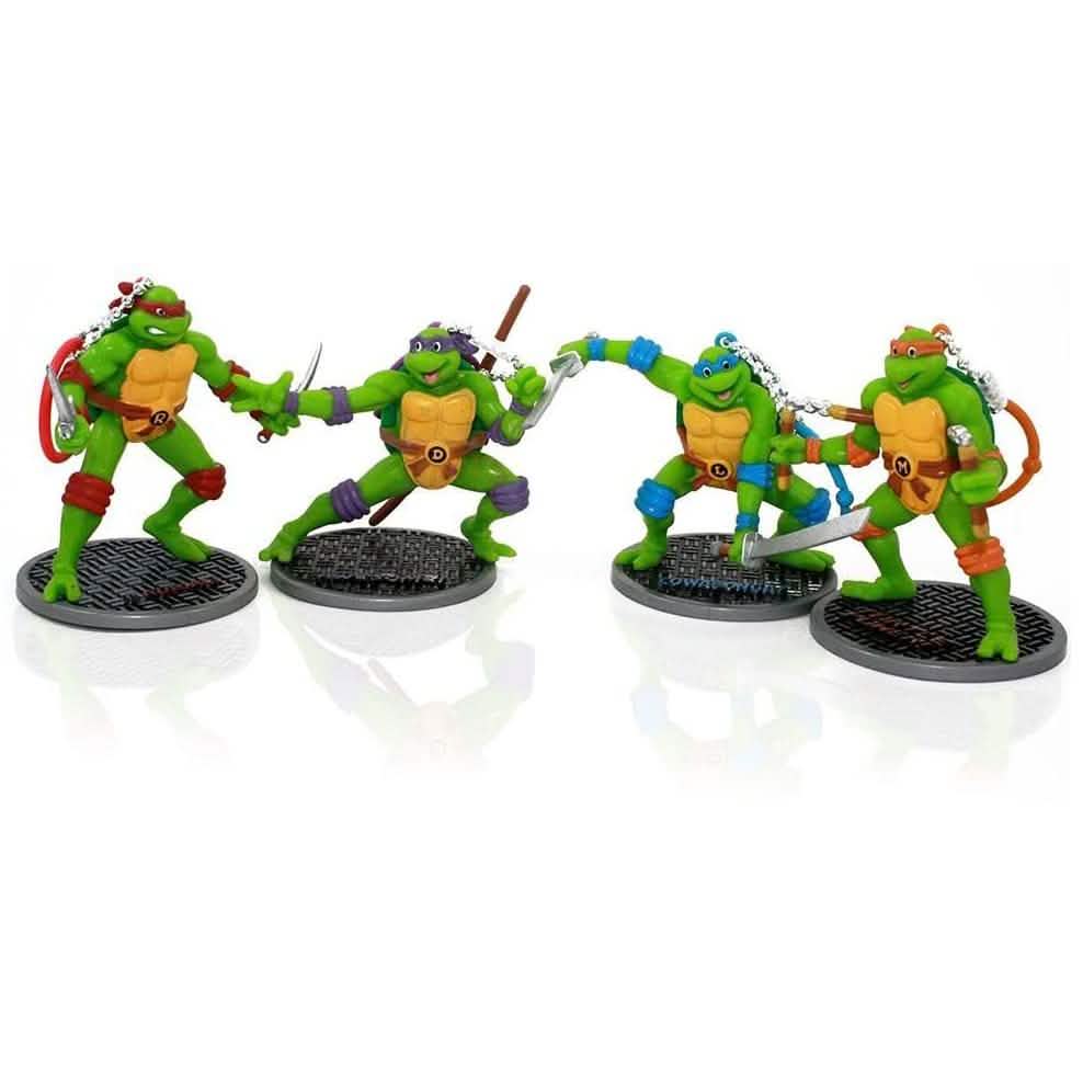 Teenage Mutant Ninja Turtles Action Figures 3-Inch Set of 4 Toys & Games - DailySale