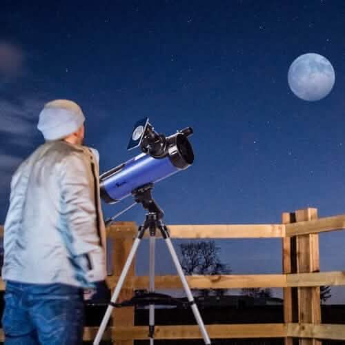 Telescope for Beginner 114mm Aperture 500mm AZ Mount Astronomical Reflector Sports & Outdoors - DailySale