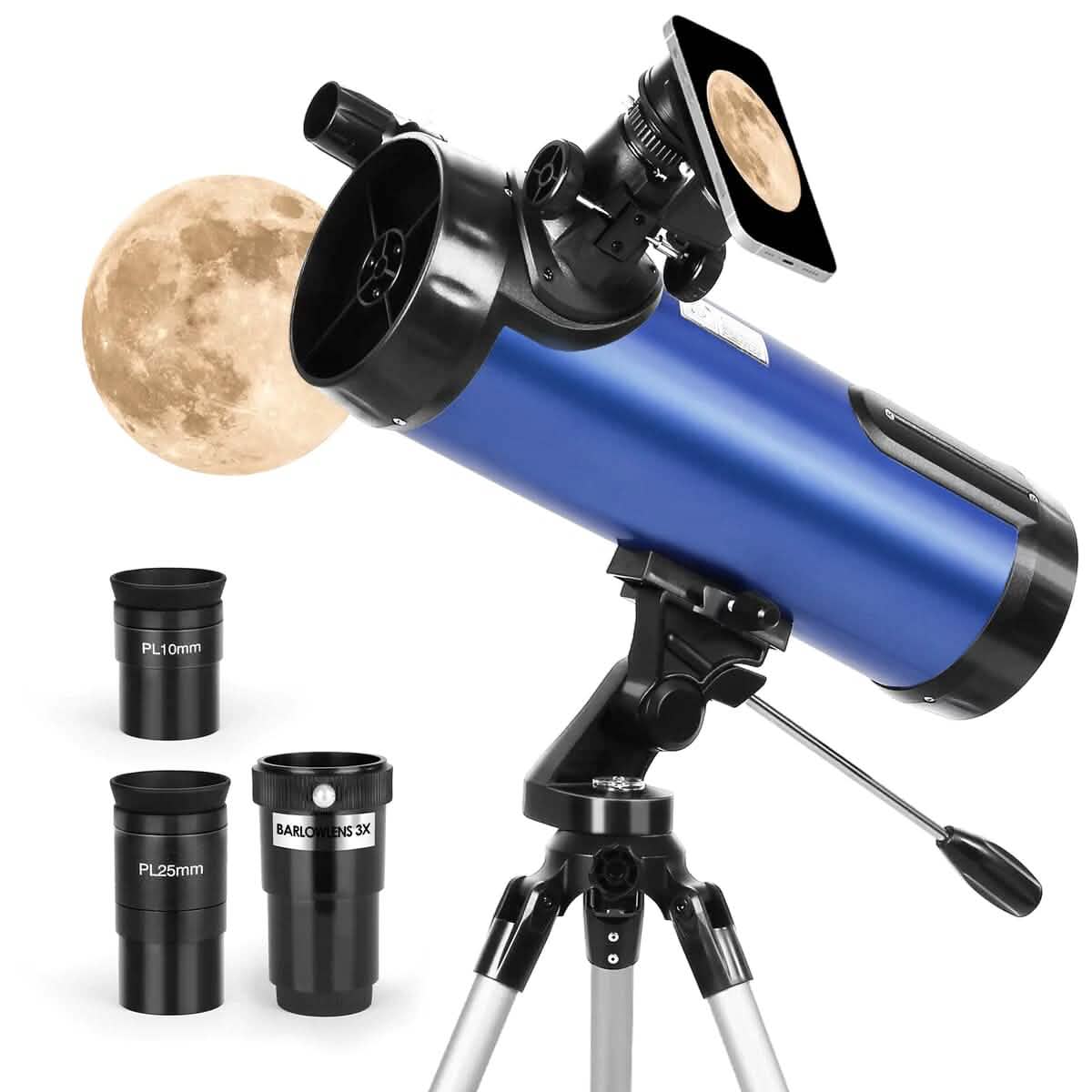 Telescope for Beginner 114mm Aperture 500mm AZ Mount Astronomical Reflector Sports & Outdoors - DailySale