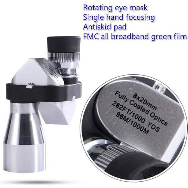 Telescope Single Barrel Pocket 8x20 Monocular Telescope Everything Else - DailySale