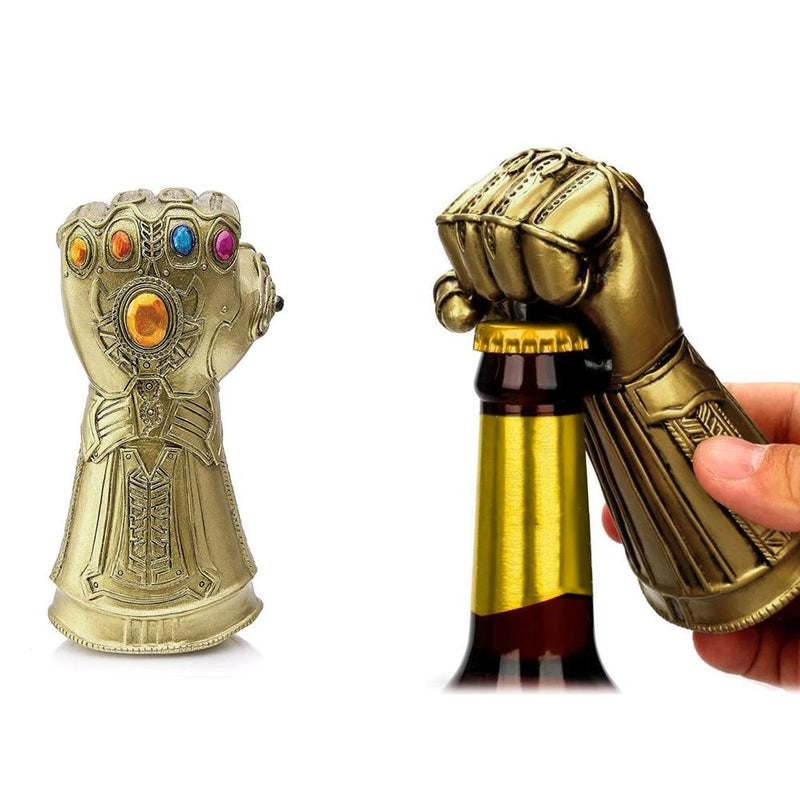 Thanos Infinity Gauntlet Beer Bottle Opener Kitchen & Dining Gold - DailySale