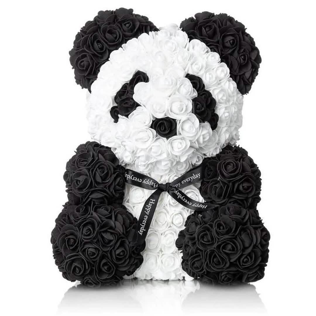 The Forever Handmade Rose Petal Puppy Furniture & Decor Black/White - DailySale