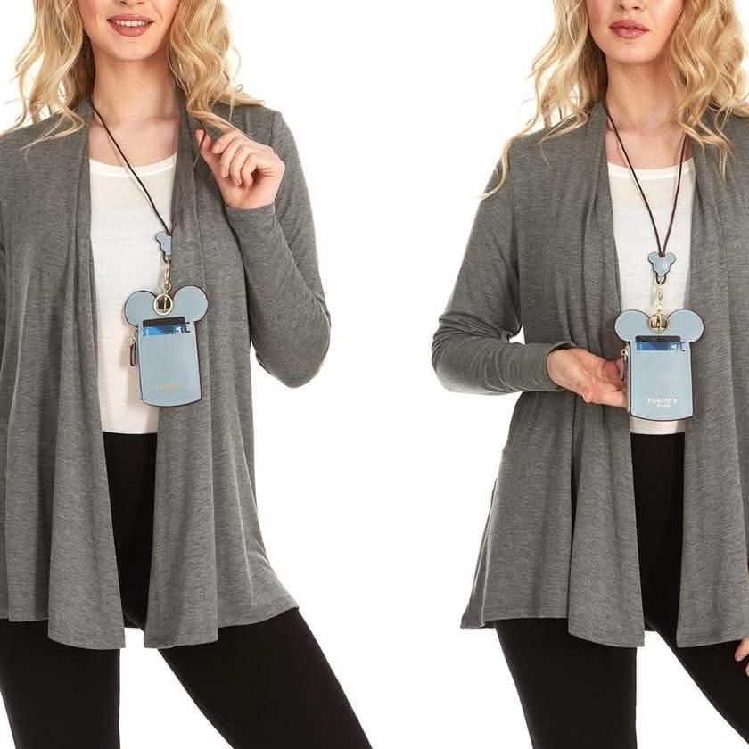 Theme Park Ticket and ID Card Holder - Assorted Colors Sports & Outdoors - DailySale