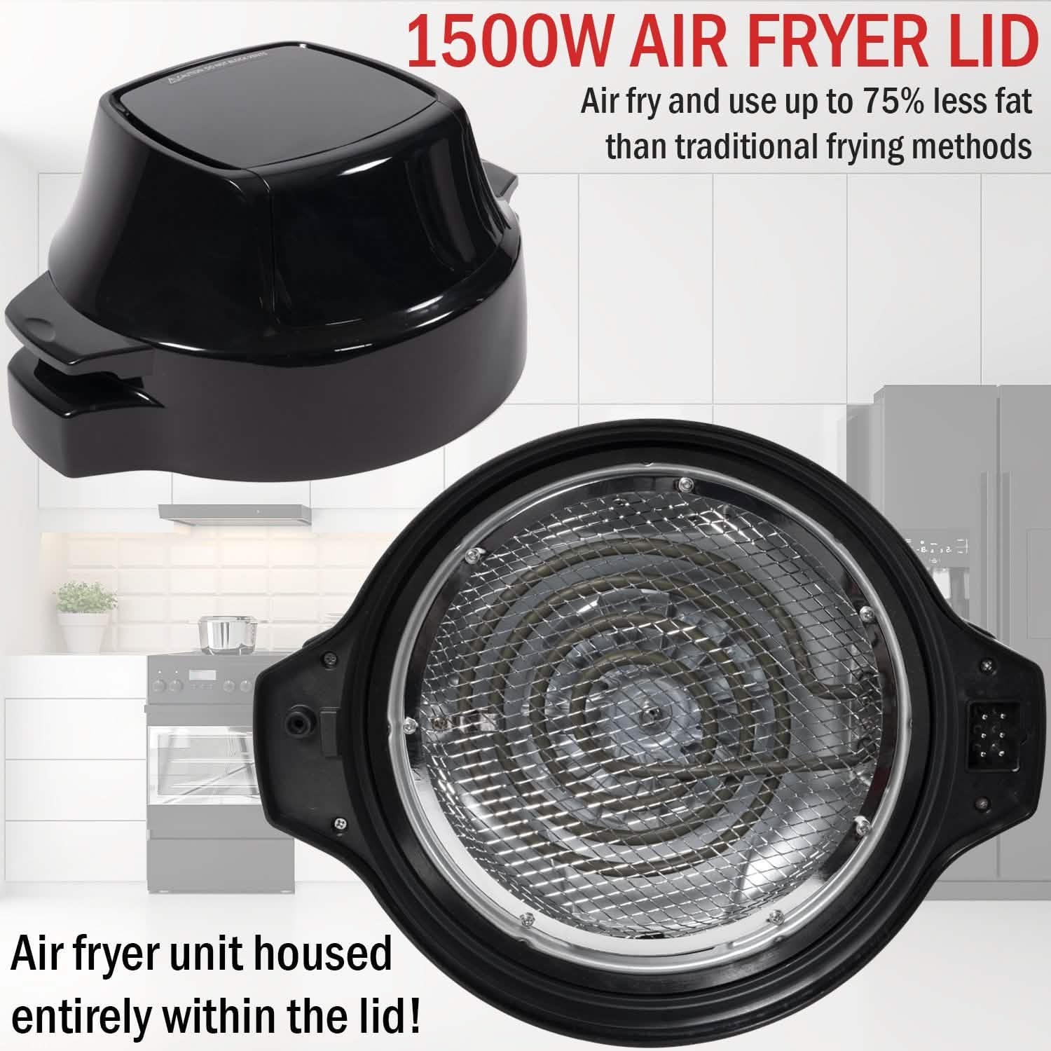 Thomson 9-in-1 Pressure, Slow Cooker, Air Fryer and More, with 6.5 QT Capacity Kitchen & Dining - DailySale