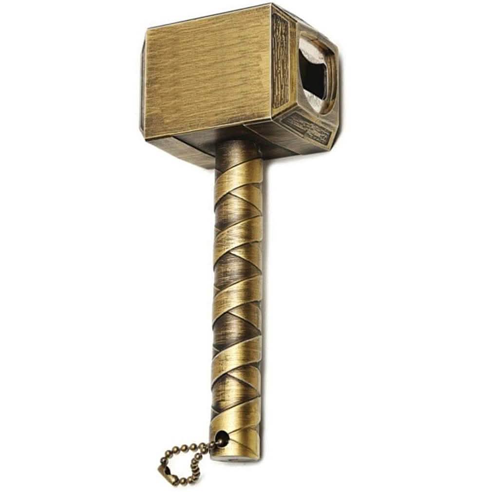 Thor Hammer Mjolnir Inspired Bottle Opener Kitchen Essentials Brown - DailySale