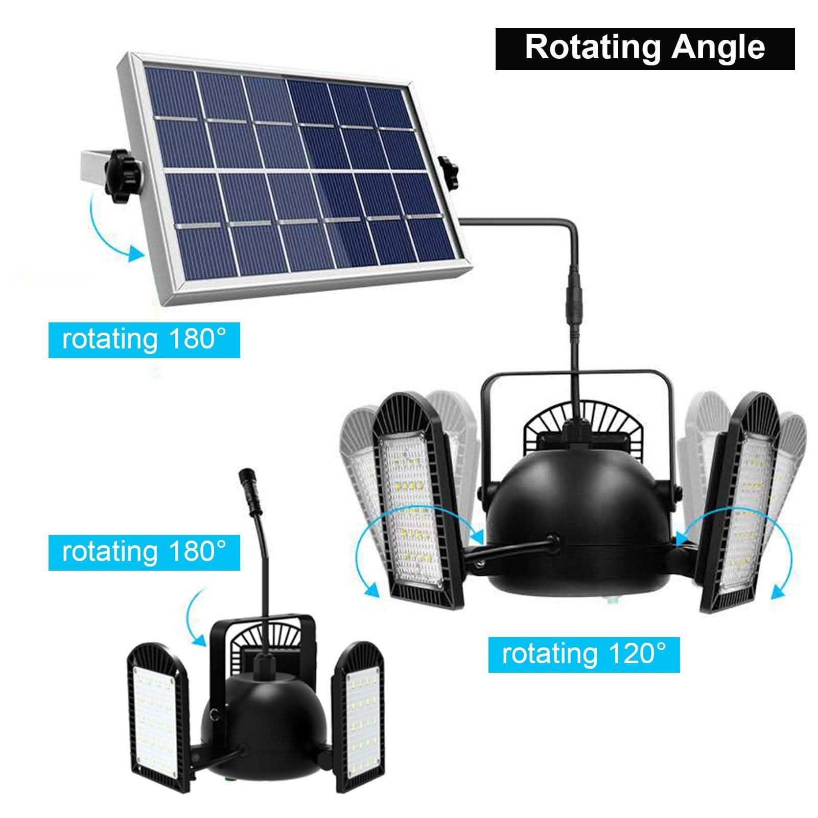 Three-Headed Adjustable LED Garage Light Outdoor Lighting - DailySale