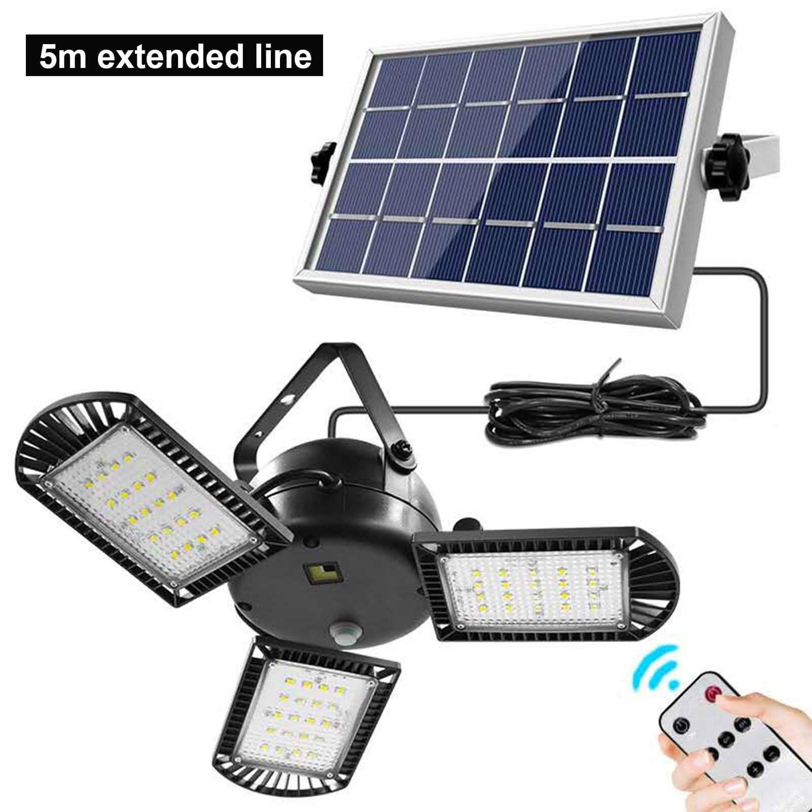 Three-Headed Adjustable LED Garage Light Outdoor Lighting - DailySale