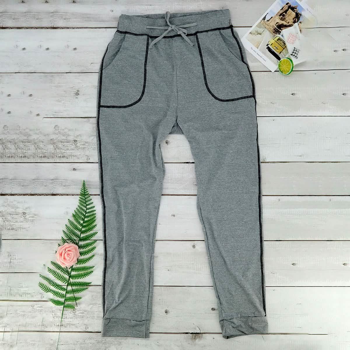 Tie Dye Sweatpants Women's Clothing S Gray - DailySale