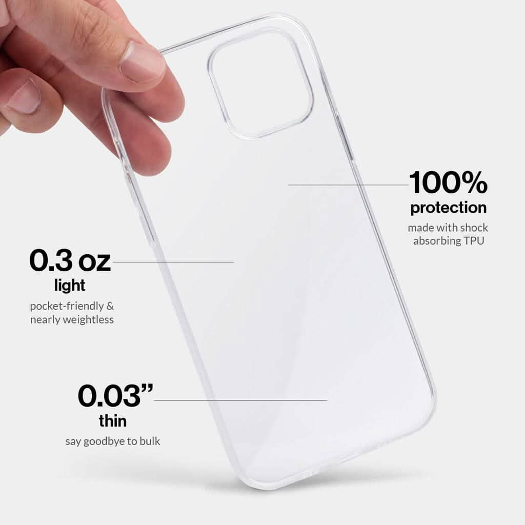 Totallee Clear iPhone 12 Pro Case Mobile Accessories - DailySale