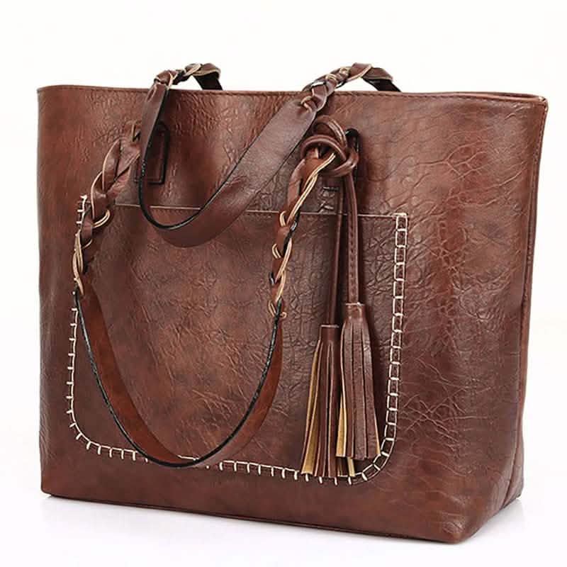Tote Vintage Faux Women Leather Handbag Handbags & Wallets - DailySale