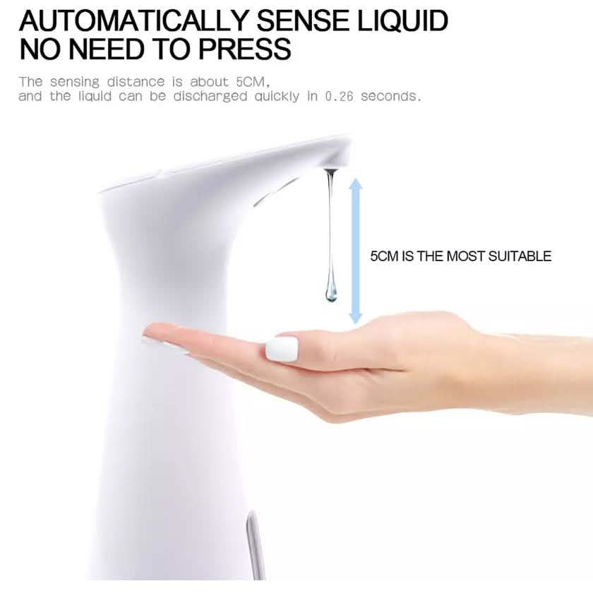 Touch-Free Automatic Soap and Hand Sanitizer Dispenser Infrared Soap Dispenser Bath - DailySale