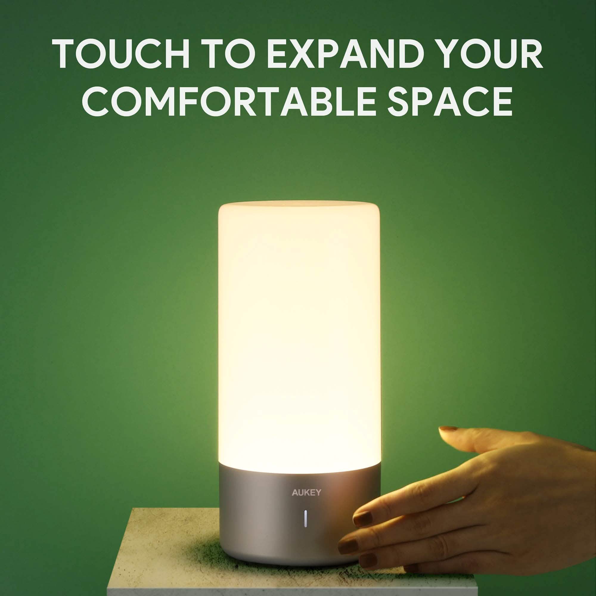 Touch Sensor Color Changing RGB Dimmable Table Lamp Indoor Lighting - DailySale