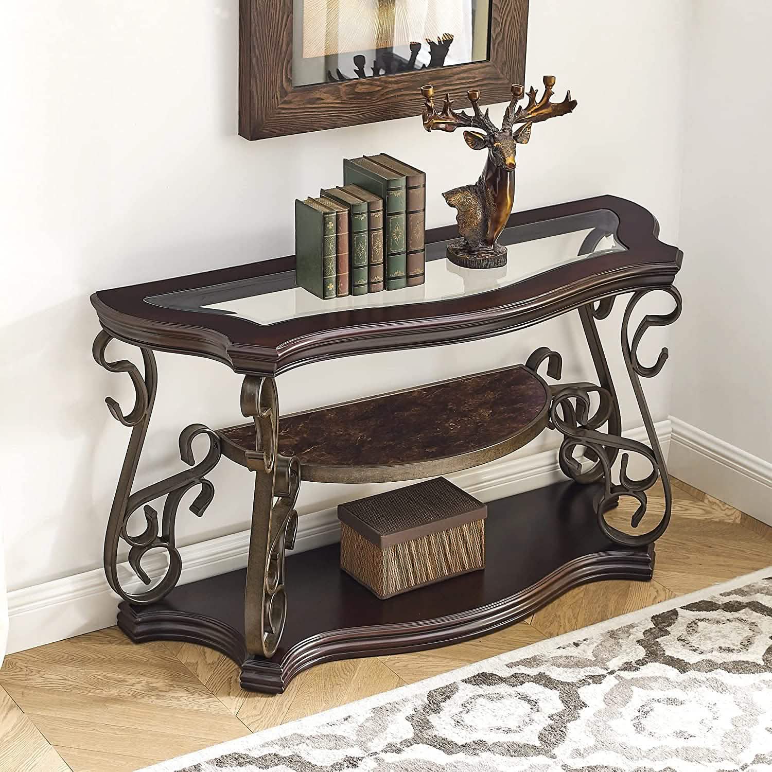 Traditional Console Accent Sofa Table Furniture & Decor - DailySale