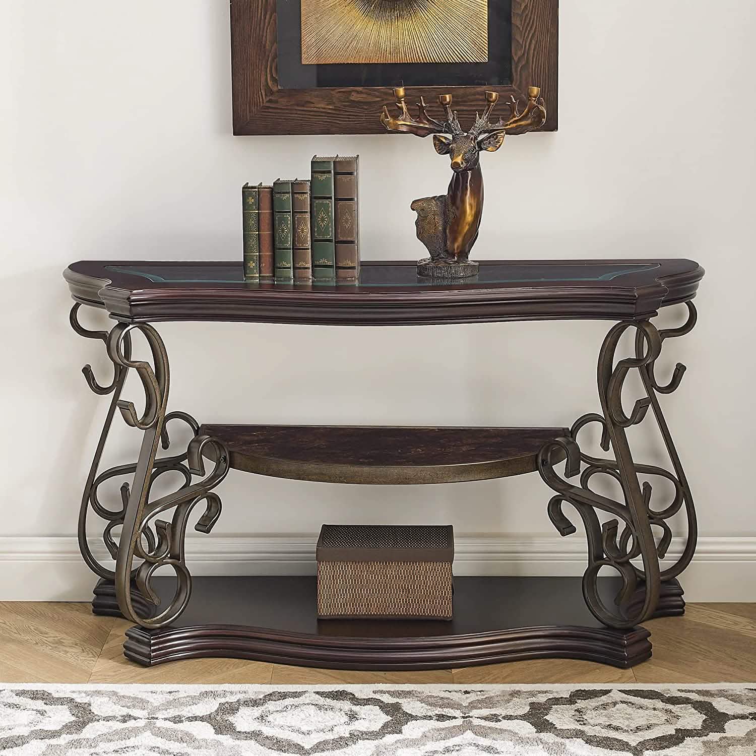 Traditional Console Accent Sofa Table Furniture & Decor - DailySale