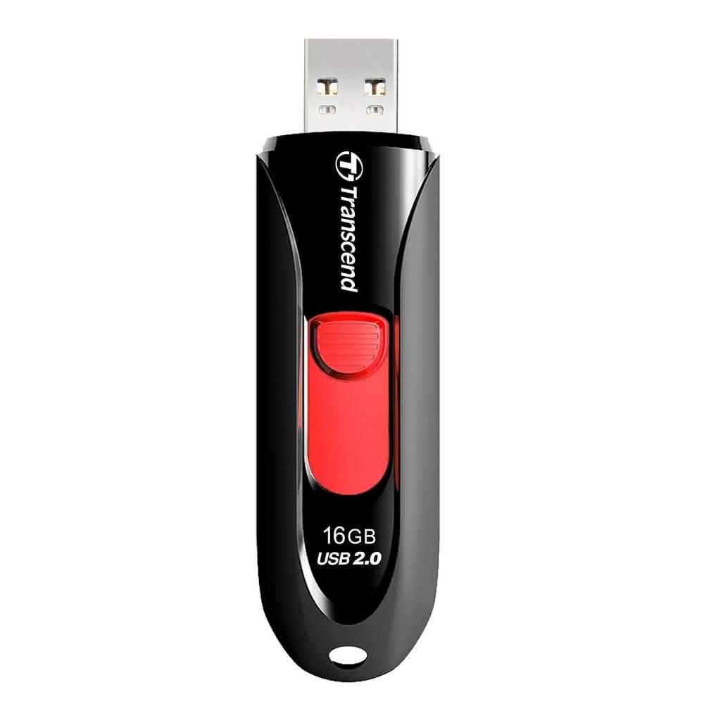 Transcend Jetflash 590 USB 2.0 Flash Drive Gadgets & Accessories 16GB - DailySale
