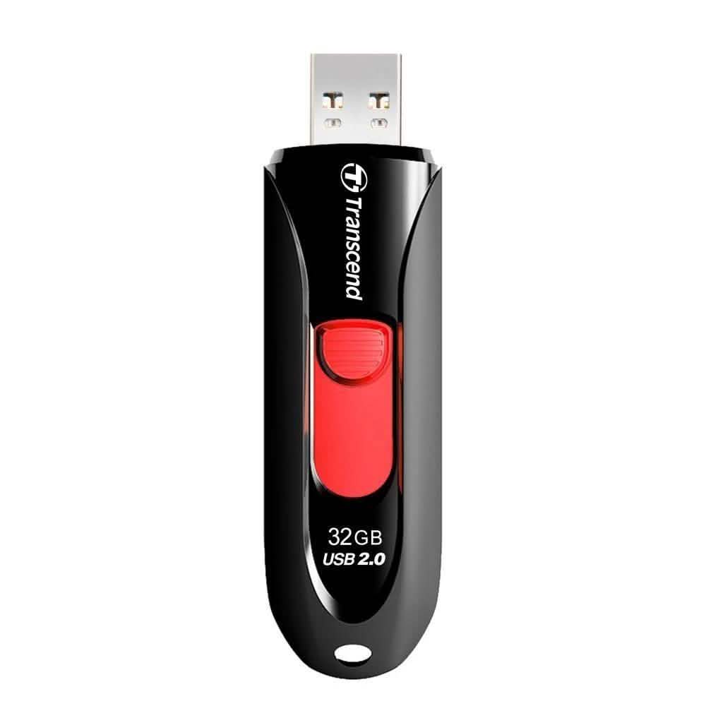 Transcend Jetflash 590 USB 2.0 Flash Drive Gadgets & Accessories 32GB - DailySale