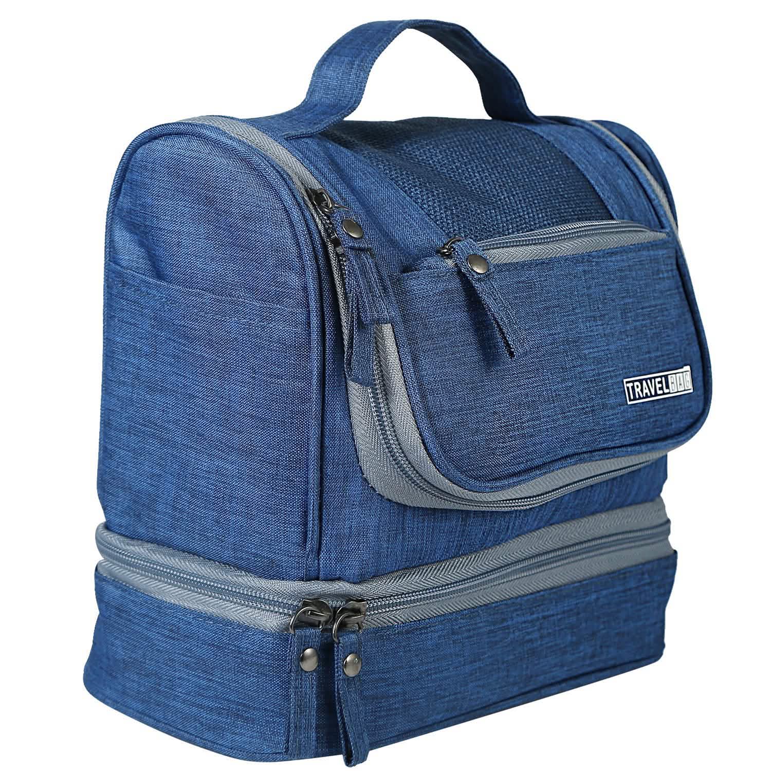 Travel Toiletry Cosmetic Bag Bags & Travel Blue - DailySale