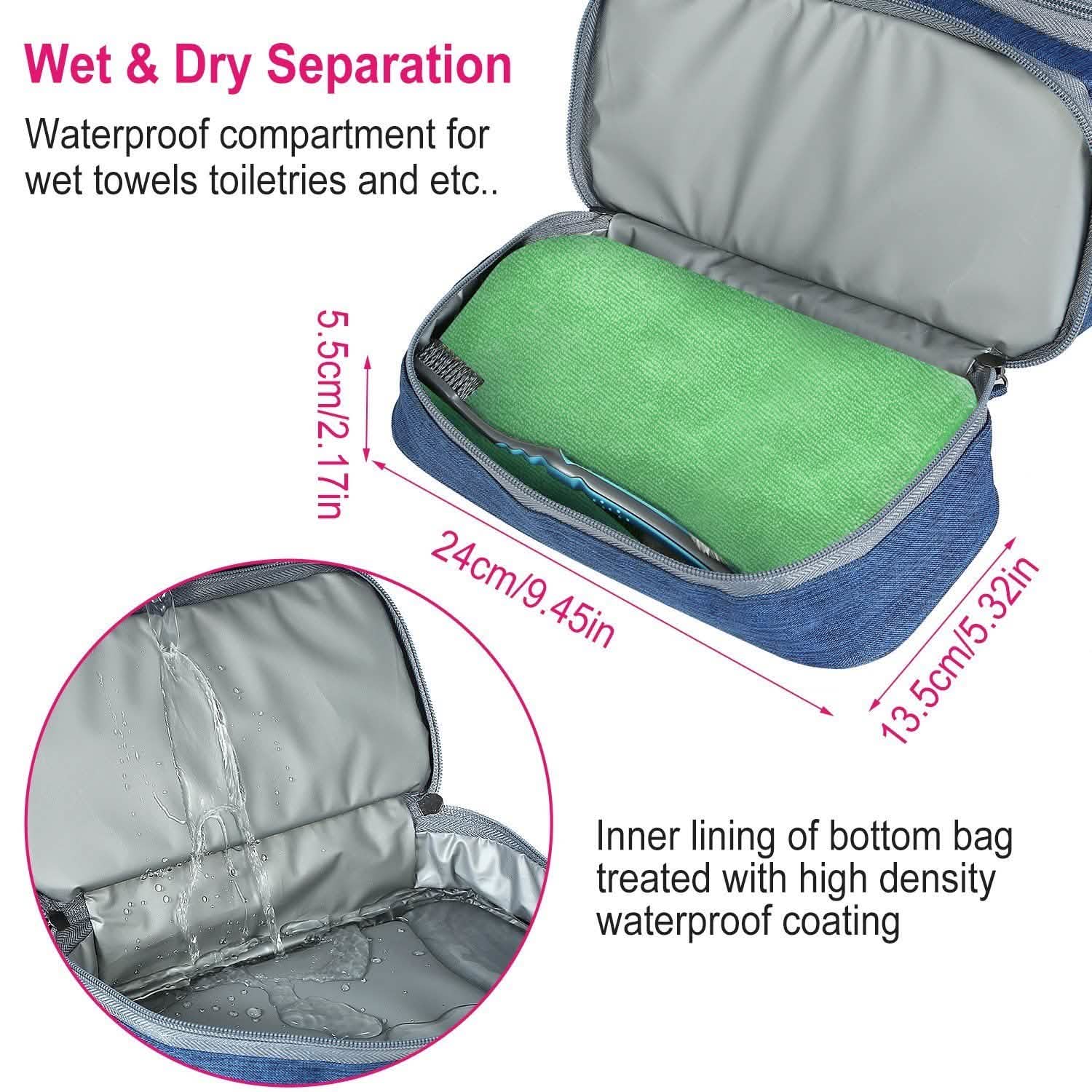 Travel Toiletry Cosmetic Bag Bags & Travel - DailySale