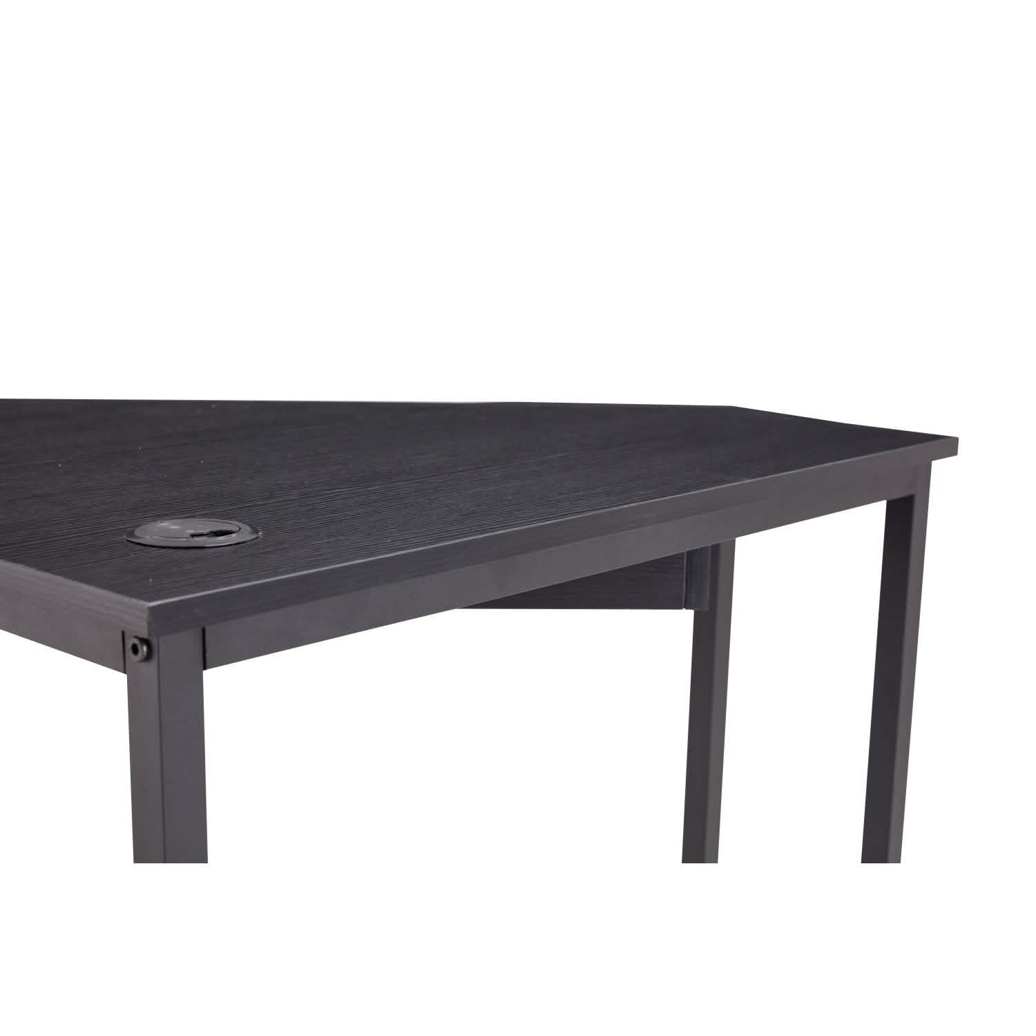 Triangle Computer Desk, Smooth Keyboard Tray& Storage Shelves Furniture & Decor - DailySale
