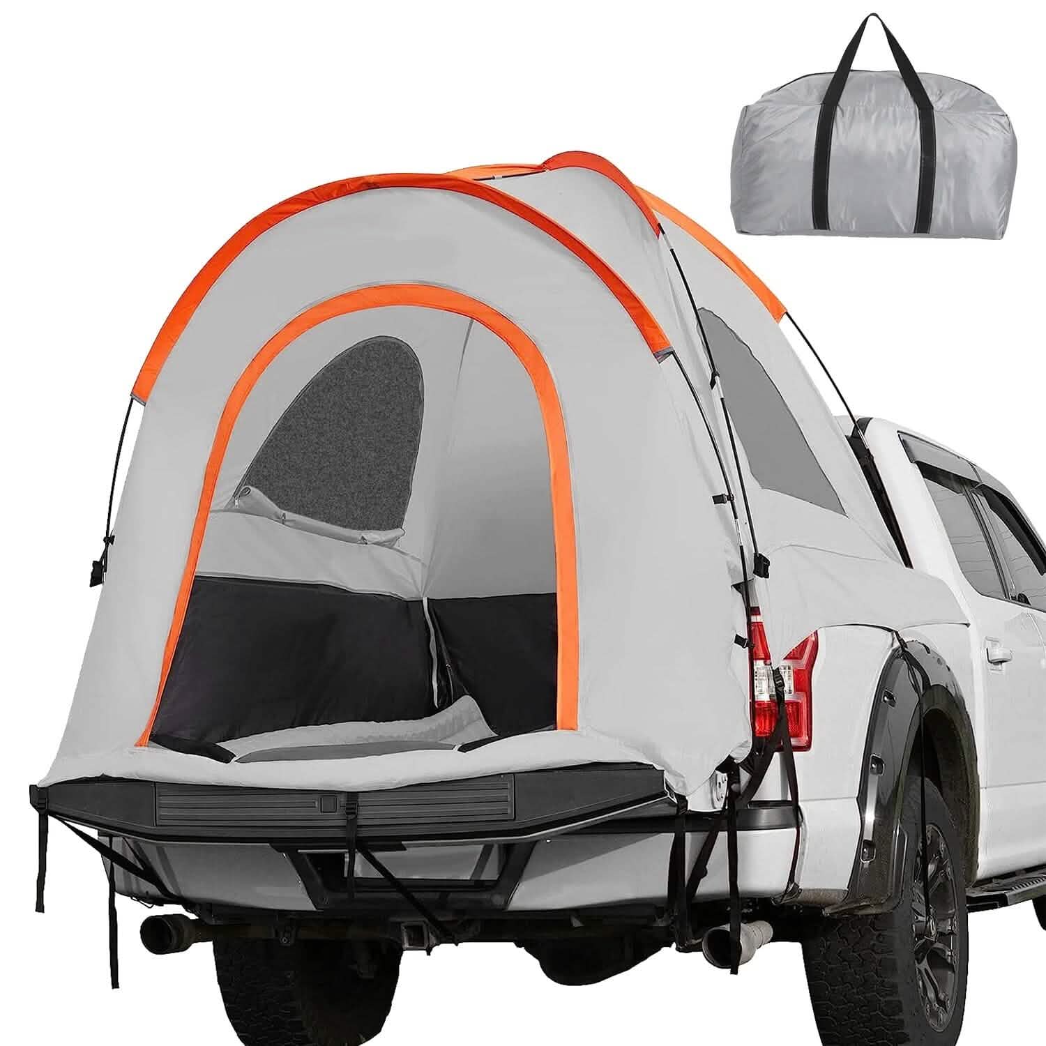 Truck Bed Tent Waterproof Windproof Pickup Truck Tent with Carry Bag Automotive - DailySale