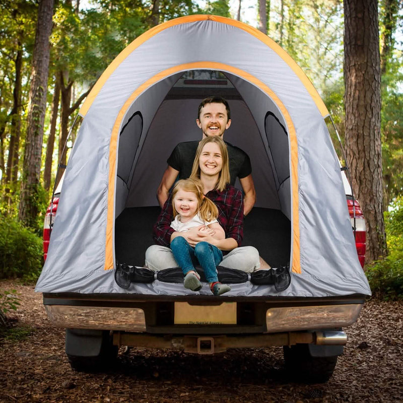 Truck Bed Tent Waterproof Windproof Pickup Truck Tent with Carry Bag Automotive - DailySale