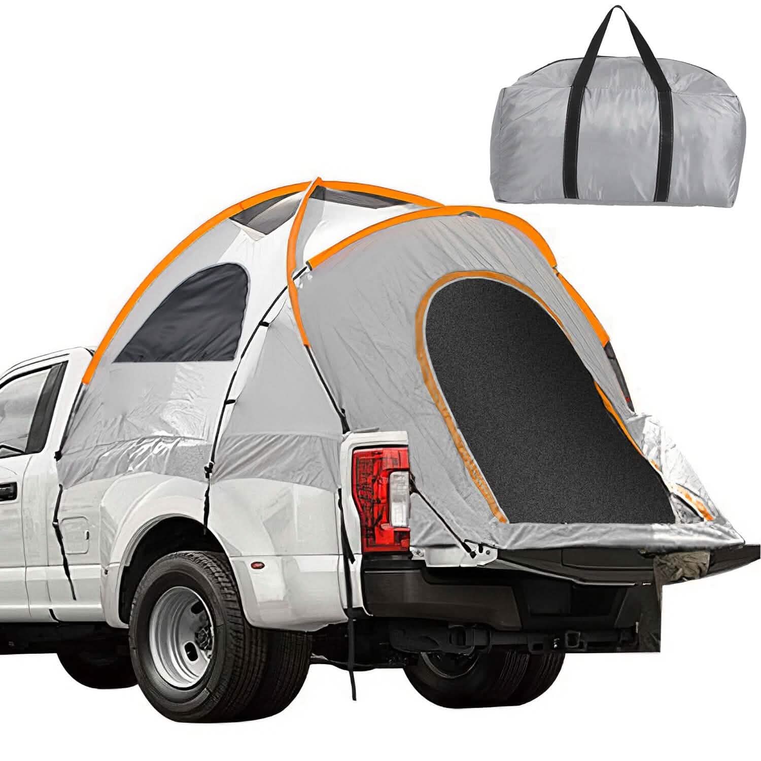 Truck Bed Tent Waterproof Windproof Pickup Truck Tent with Carry Bag Automotive - DailySale