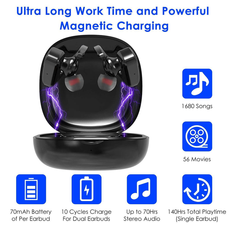 True Wireless Earbuds v5.0 TWS Stereo Earphones Headset Headphones & Audio - DailySale