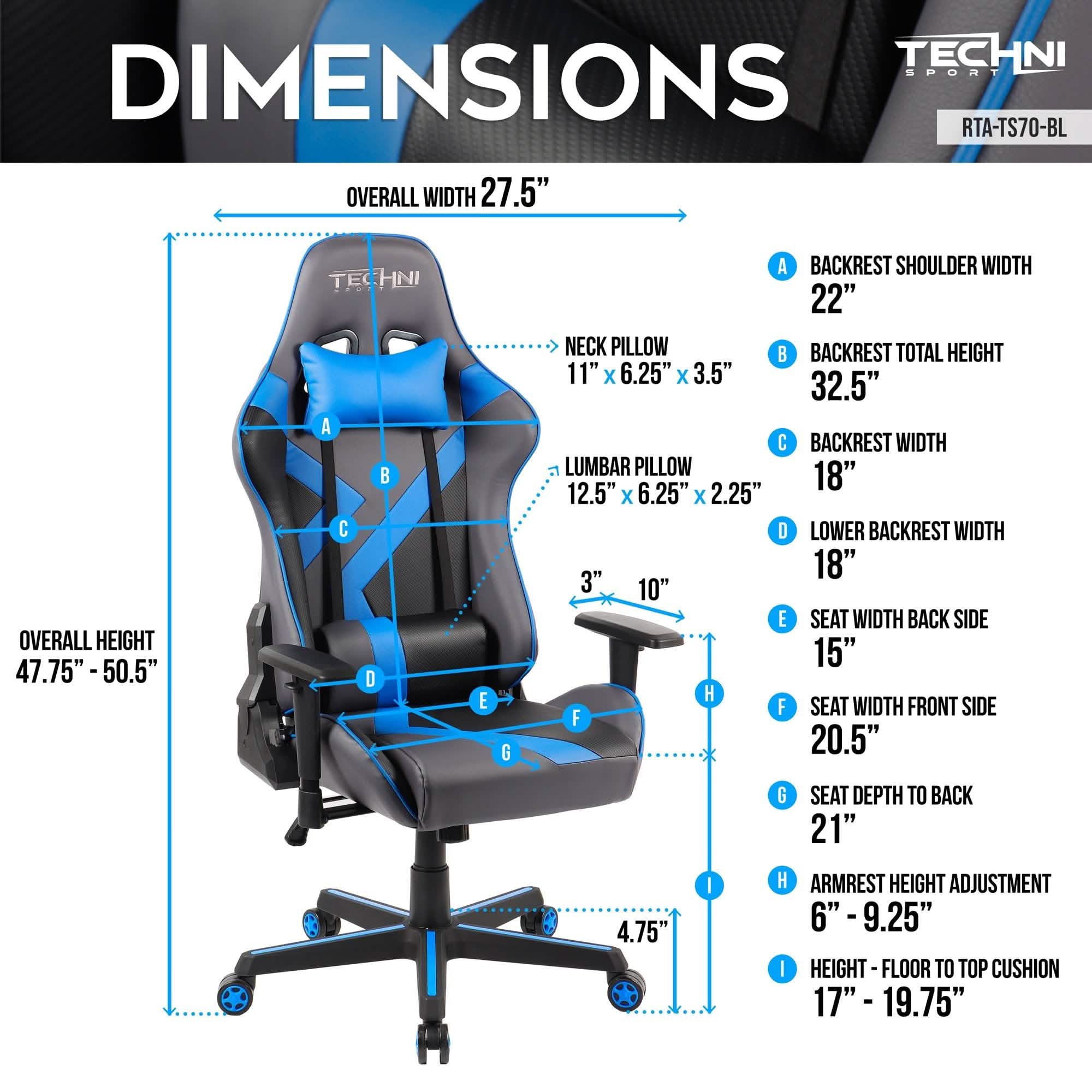 TS-70 Office-PC Gaming Chair Furniture & Decor - DailySale