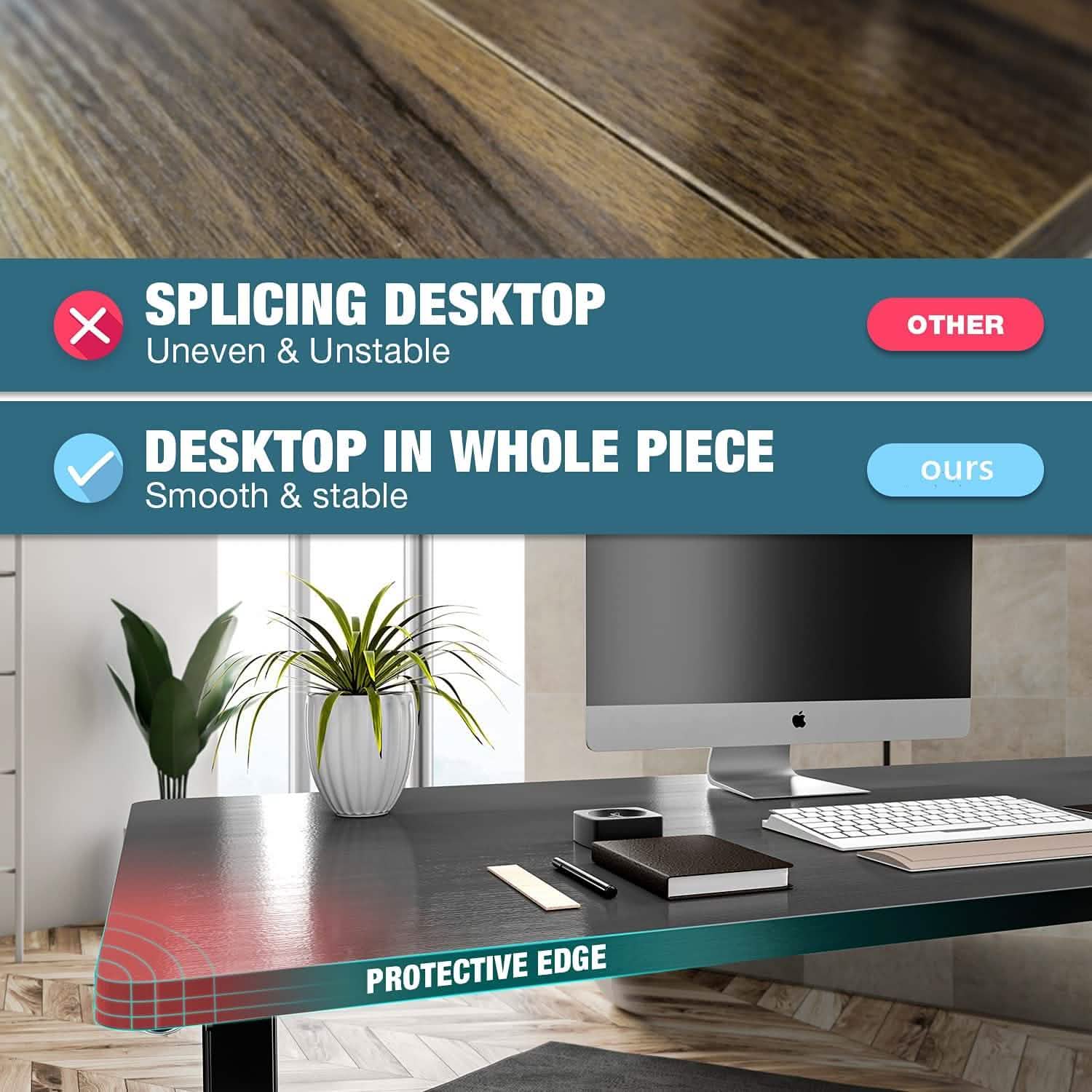 TTKK Electric Standing Desk Furniture & Decor - DailySale