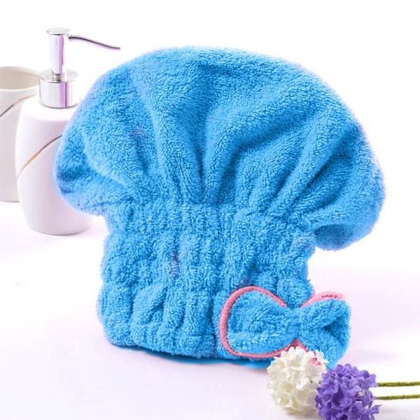 Turban Quick Hair Hats Wrapp Towels Bathing Bath Blue - DailySale