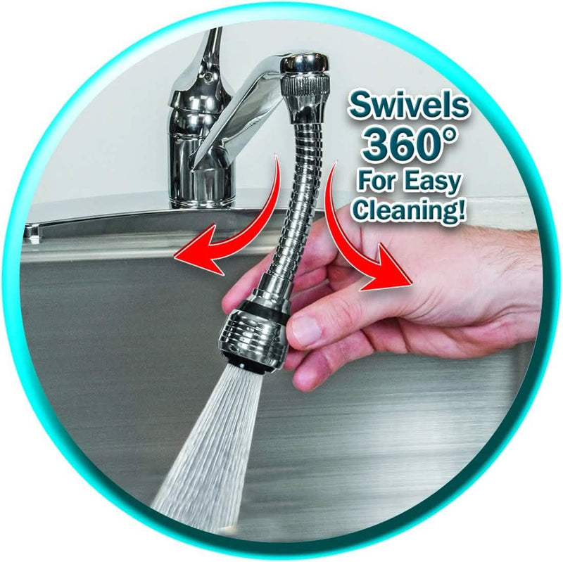 Turbo Flex Heavy Duty Faucet Sprayer Kitchen Essentials - DailySale