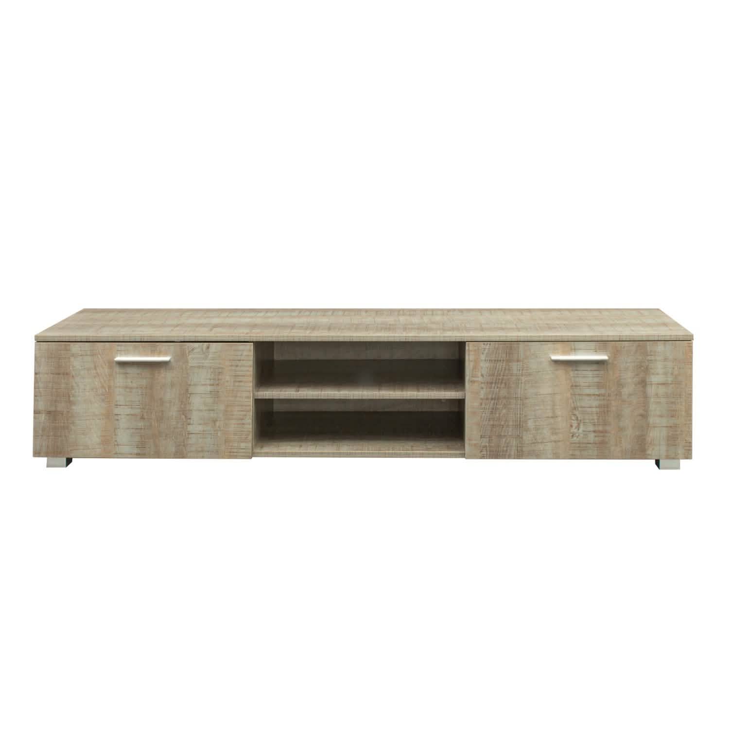 TV Stand for 65 70 Inch Flat TV Furniture & Decor Oak 2 - DailySale