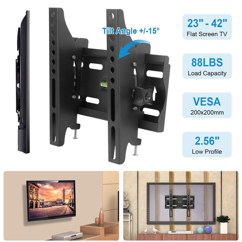 TV Wall Mount Bracket Tilt for 23"-42" LED/LCD/PLASMA Flat TV TV & Video - DailySale