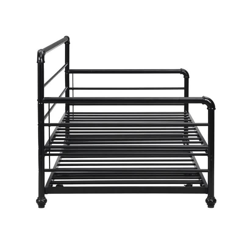 Twin Size Daybed with Adjustable Trundle Furniture & Decor - DailySale