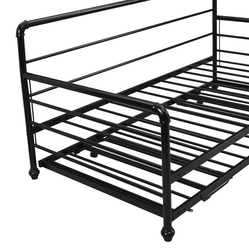 Twin Size Daybed with Adjustable Trundle Furniture & Decor - DailySale