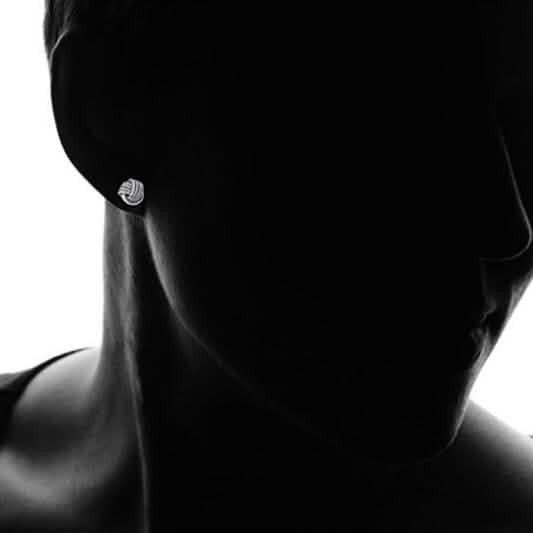 Twisted Love Knot Stud Earrings Earrings - DailySale