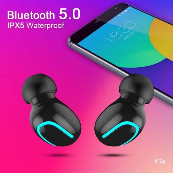 TWS Bluetooth 5.0 Sports Stereo Touch Control In-Ear Earphones with Charging Case Headphones & Audio - DailySale