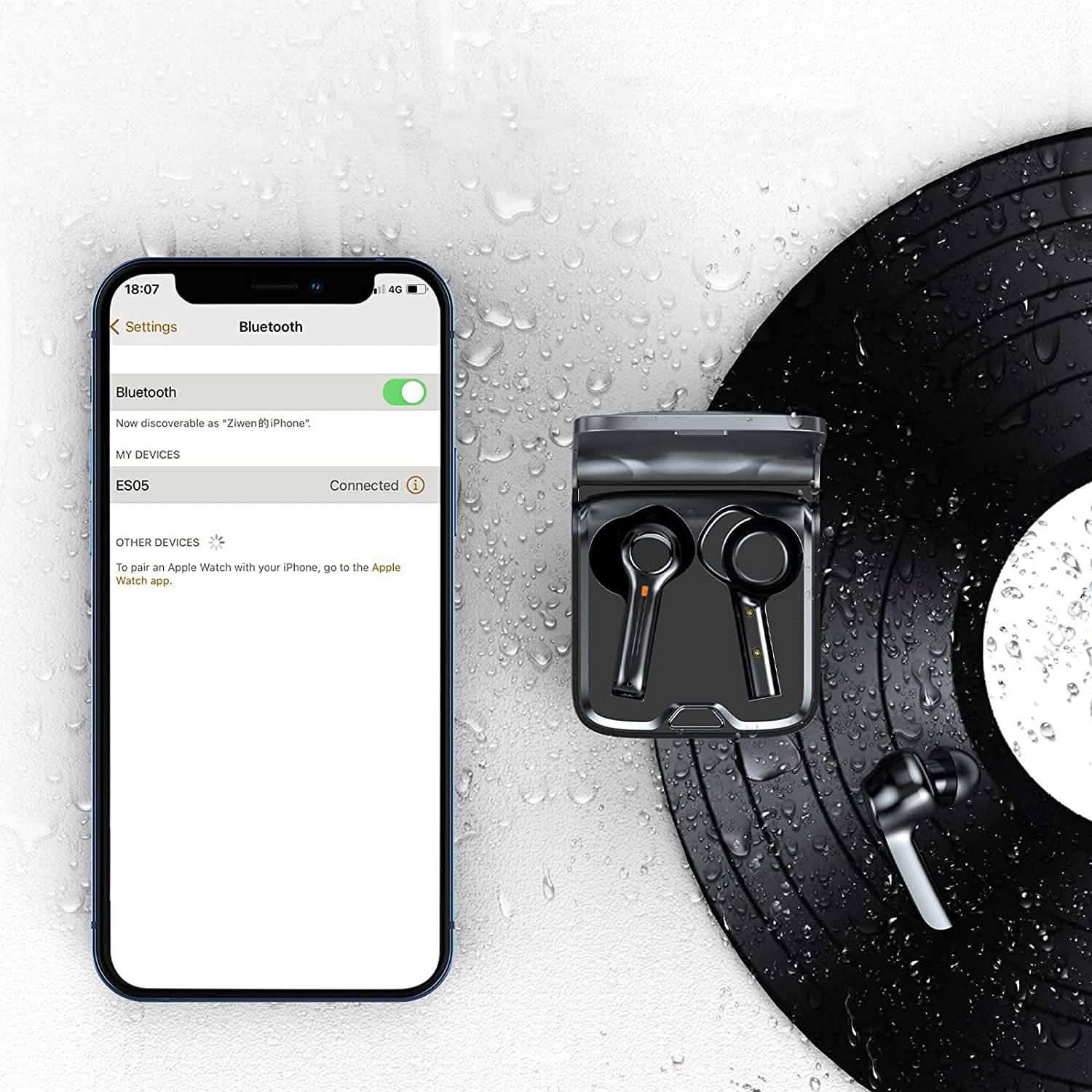 TWS Bluetooth Earphones Fingerprint Touch Headphones & Audio - DailySale