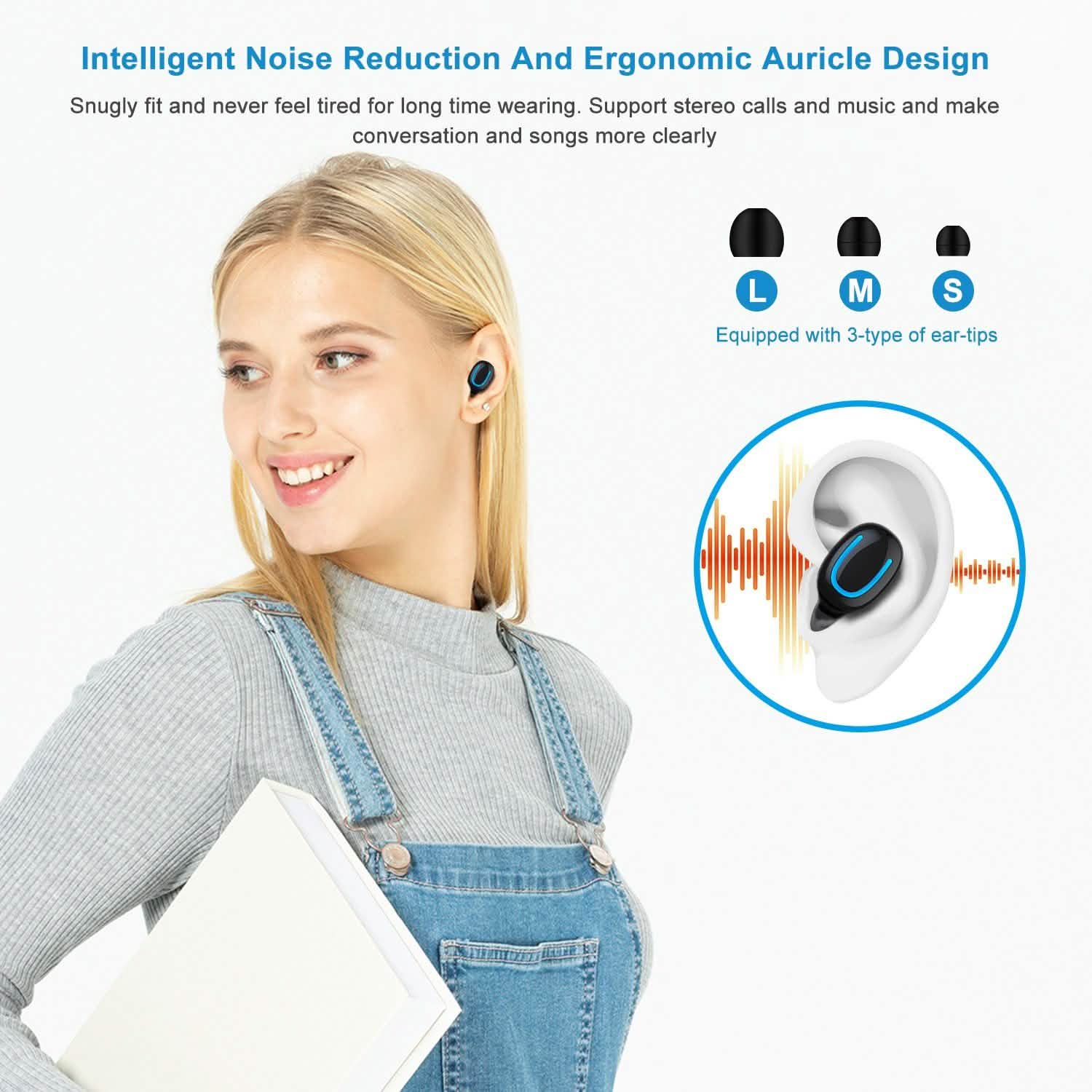 TWS Wireless 5.0 Earbuds Headphones & Audio - DailySale