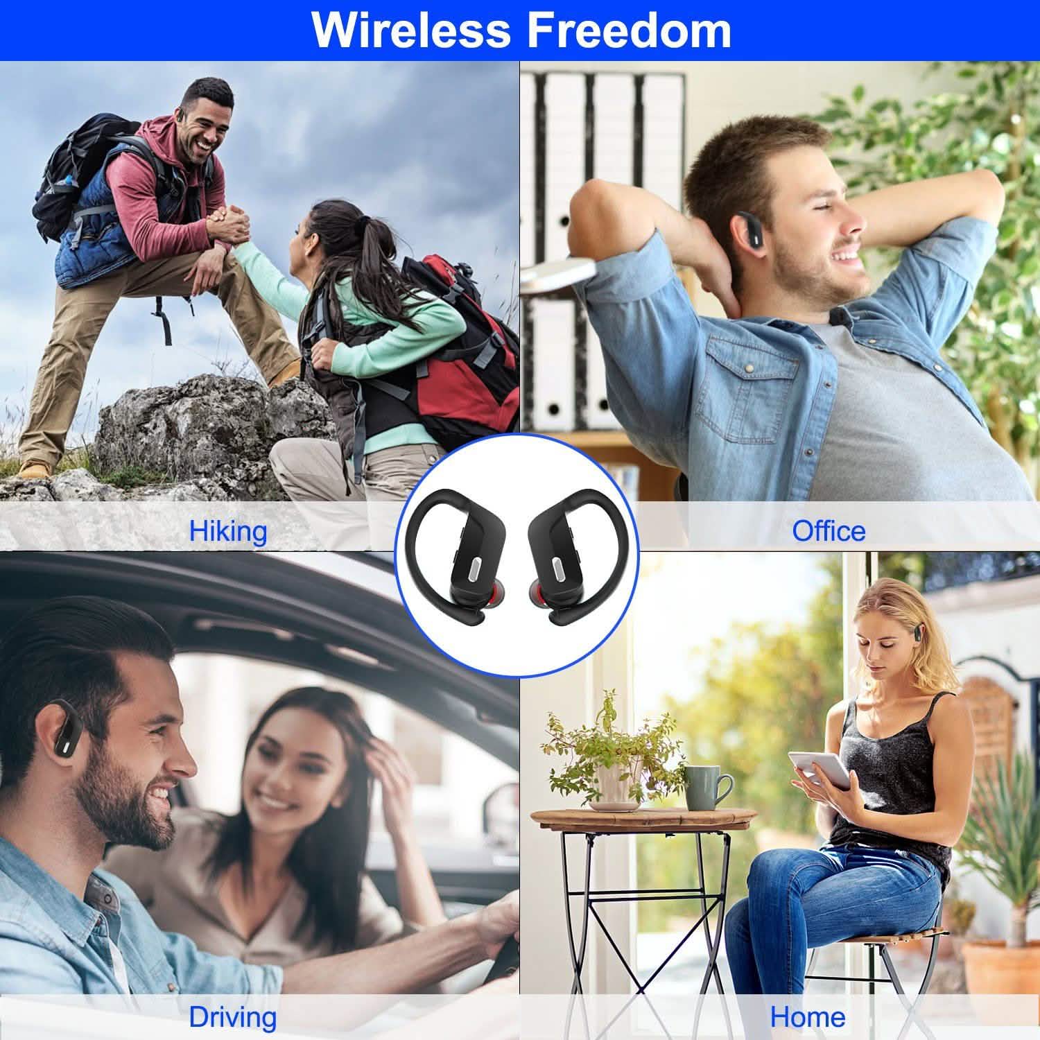 TWS Wireless 5.0 Earbuds In-Ear Stereo Headset Headphones & Audio - DailySale