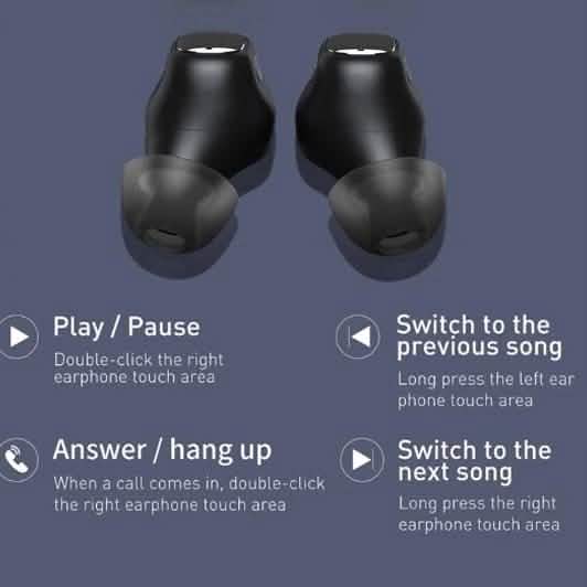 TWS Wireless Bluetooth 5.0 Earphones Headphones & Audio - DailySale