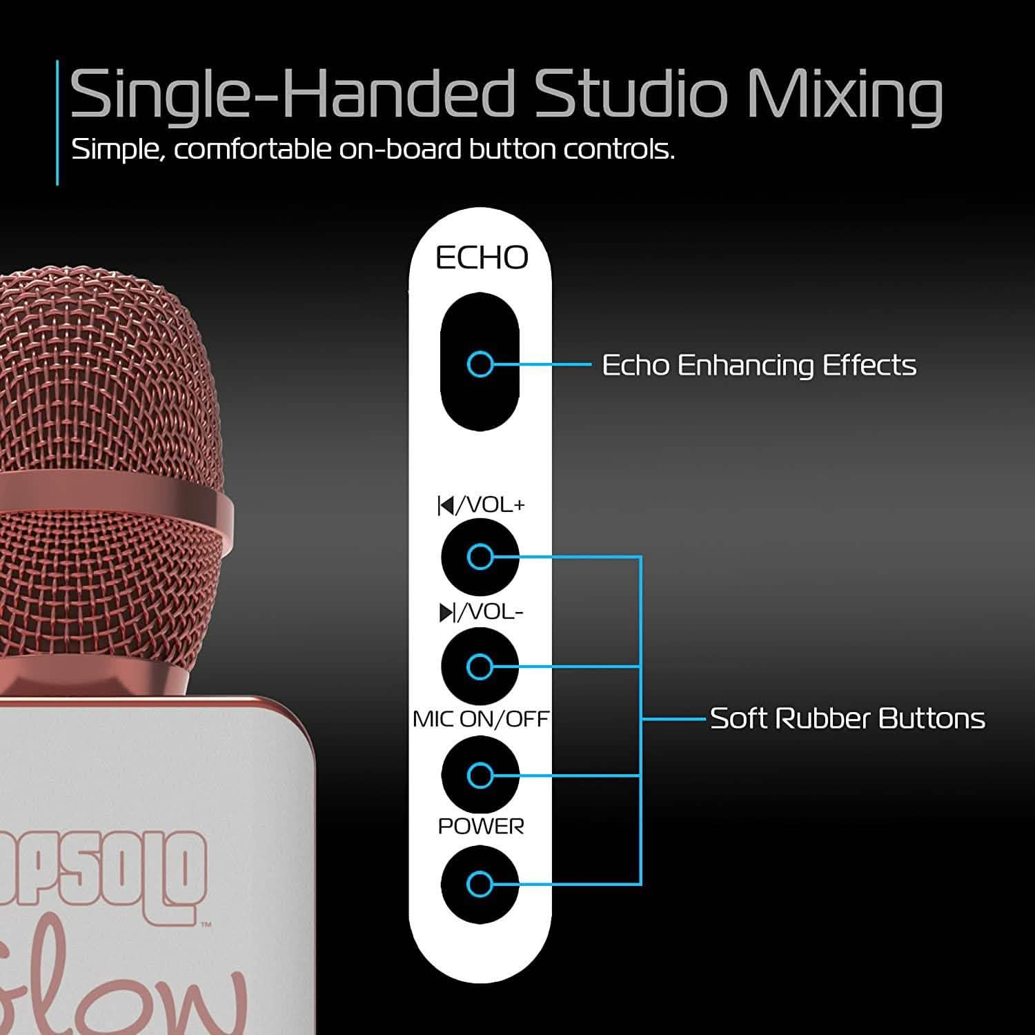 Tzumi Pop Solo Wireless Bluetooth Karaoke Microphone And Speaker Everything Else - DailySale