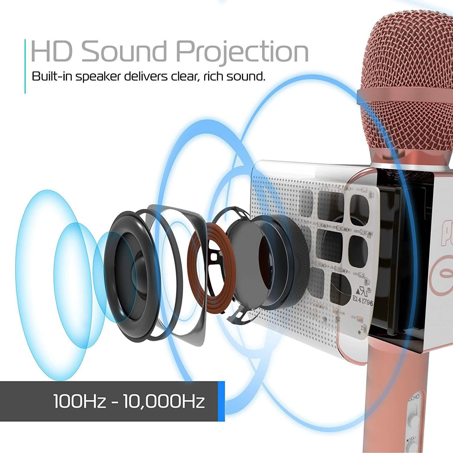 Tzumi Pop Solo Wireless Bluetooth Karaoke Microphone And Speaker Everything Else - DailySale