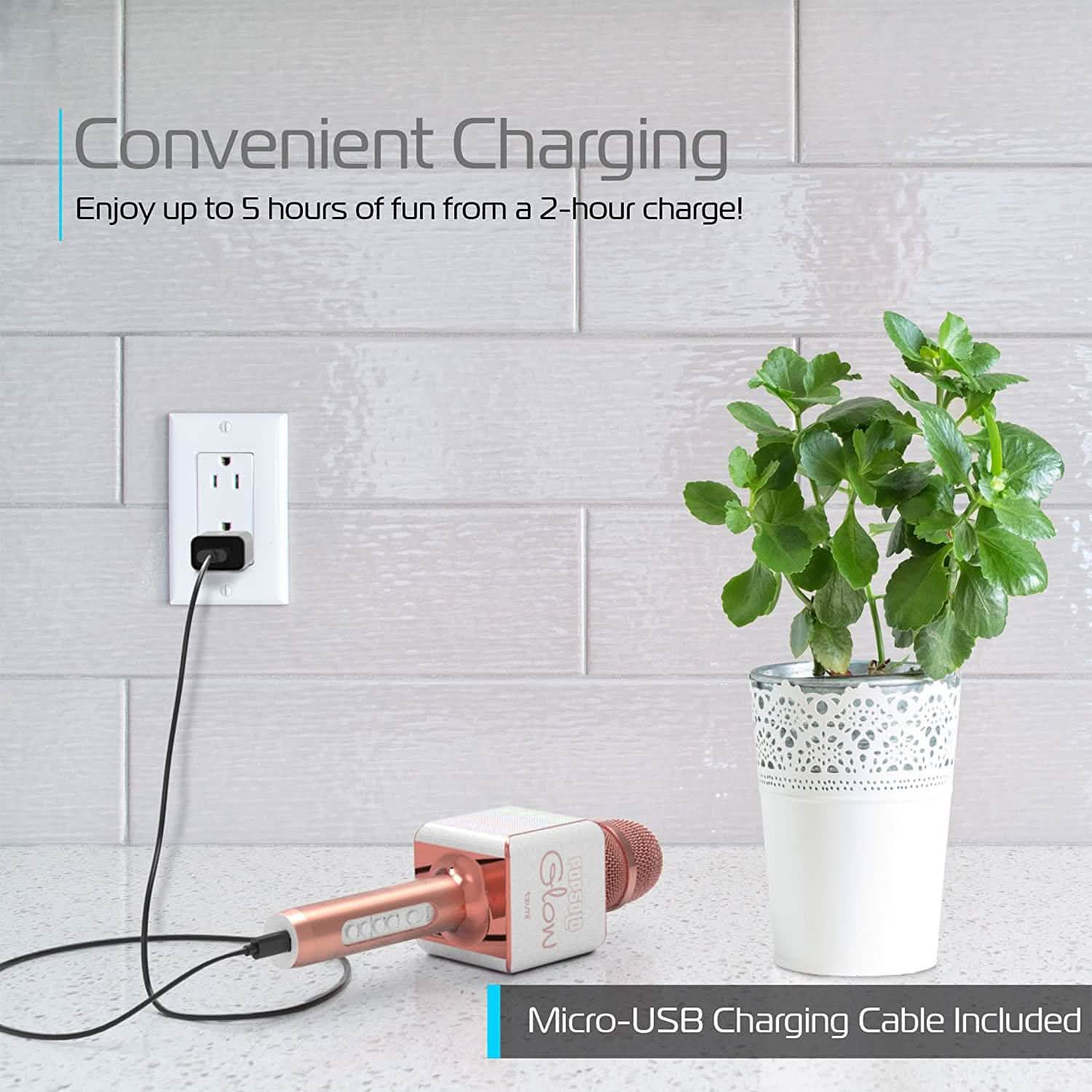 Tzumi Pop Solo Wireless Bluetooth Karaoke Microphone And Speaker Everything Else - DailySale