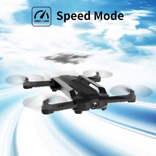 UDIRC Foldable RC Drone FPV WiFi Quadcopter w/ 720P HD Camera & 2 Batteries U73 Cameras & Drones - DailySale