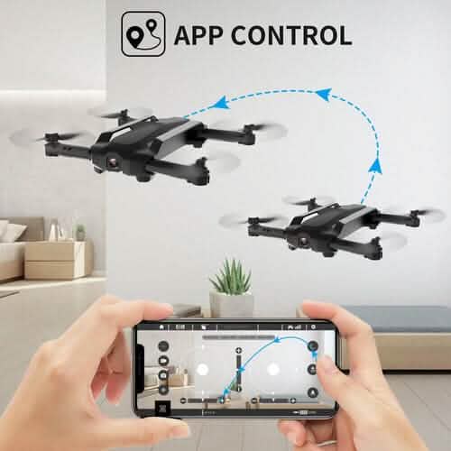 UDIRC Foldable RC Drone FPV WiFi Quadcopter w/ 720P HD Camera & 2 Batteries U73 Cameras & Drones - DailySale