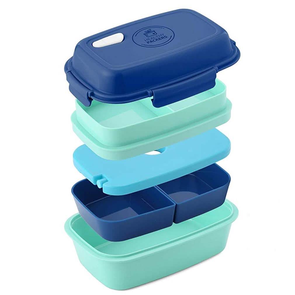 Ultimate Bento Box - Lunch Box for Kids & Adults Home Essentials Navy - DailySale