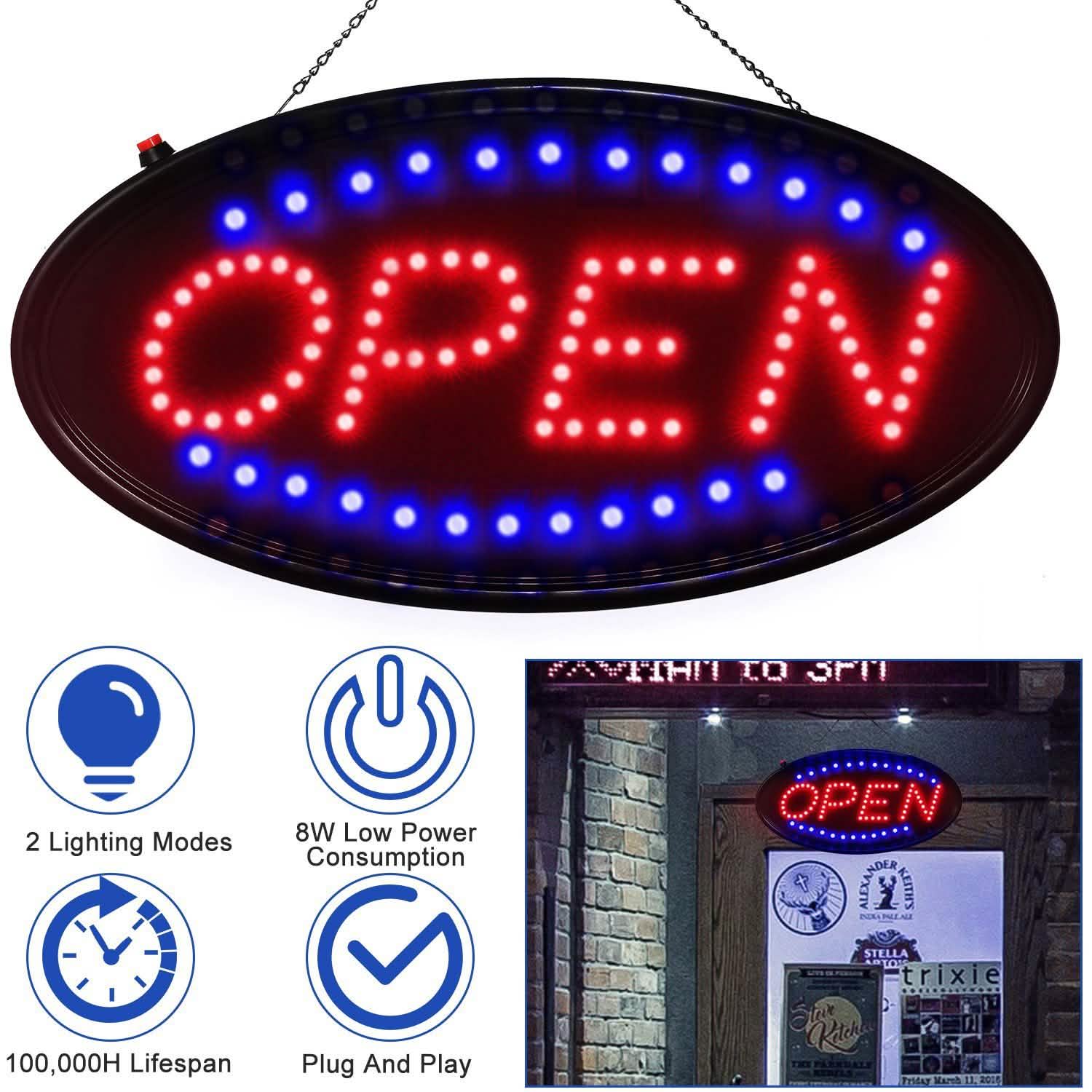 Ultra Bright LED Neon Open Sign Everything Else - DailySale